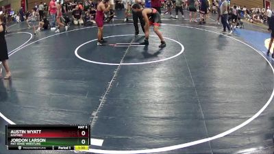 135 lbs Quarterfinal - Jordon Larson, Mat Sense Wrestling vs Austin Wyatt, Kastner