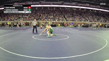 D3-106 lbs Champ. Round 1 - Justice Harding, Williamston vs Alex Moore, Grayling HS
