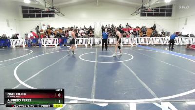 190 lbs Champ. Round 1 - Alfredo Perez, Mayfair vs Nate Miller, Golden West