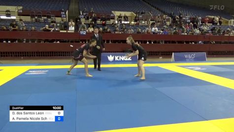 Deise Dos Santos Leonanjo vs Amanda Pamela Nicole Schurtz 2024 Pan IBJJF Jiu-Jitsu No-Gi Championship