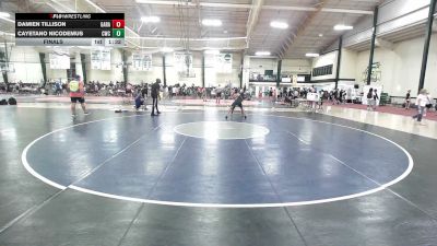 106 lbs Final - Damien Tillison, Garage Trained vs Cayetano Nicodemus, Capital Wrestling Club