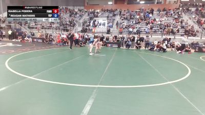 53 kg Champ. Rd Of 32 - Isabella Fodera, Poway Wrestling vs Reagan Mathers, Valiant College Preparatory
