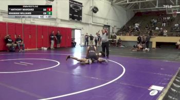 157 lbs Cons. Round 5 - Khamani Williams, Lemoore College vs Anthony Marquez, Santa Ana College
