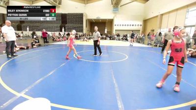 70 lbs Rr Rnd 5 - Kendall Brahney, CT Whale Orca vs Gianna Marmarosa, Grit Mat Club Girls