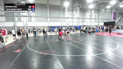 138 lbs Champ. Rd Of 16 - Grayson Shin, Airborne Wrestling Club vs Seth Norby-Betts, CNWC Concede Nothing Wrestling Club
