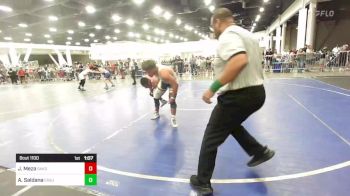 175 lbs Round Of 16 - Jesse Meza, Oakdale, Wrestling vs Adan Saldana, Cvbjj