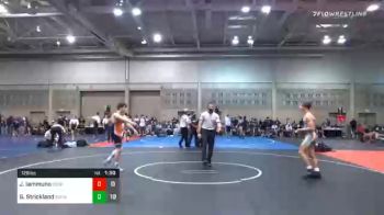 126 lbs Prelims - Joey Iammuno, South Side WC vs Gable Strickland, Superior Wrestling Academy