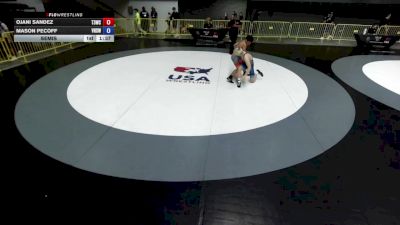 132 lbs Semis - Ojani Sandez, The 300 Wrestling Club vs Mason Pecoff, Vacaville High School Wrestling