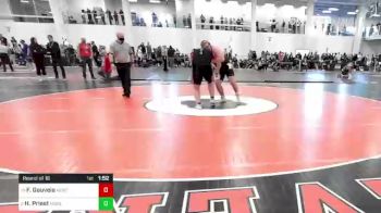 285 lbs Round Of 16 - Frank Gouveia, North Andover vs Howie Priest, Marlborough