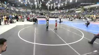46 lbs Quarterfinal - Zayne Maez, Centauri Youth Wrestling vs Zane Gomez, Pomona Elite
