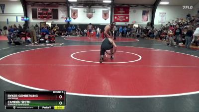 190 lbs Round 3 - Camden Smith, Dubuque Hempstead vs Ryker Gemberling, Mackinaw