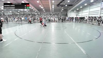 120 lbs Consolation - Crystal Loera, KS vs Lillian Rumsey, PA