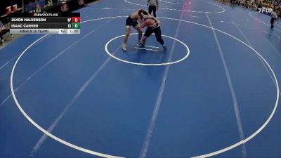 285 lbs Finals (8 Team) - Jaxon Halverson, North Platte vs Isaac Carver, Elkhorn South