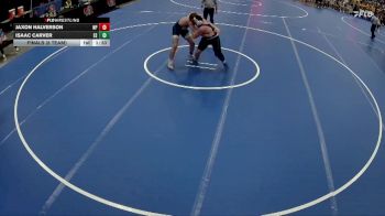 285 lbs Finals (8 Team) - Jaxon Halverson, North Platte vs Isaac Carver, Elkhorn South