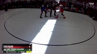 116 lbs Quarterfinal - Liam Moline, The Best Wrestler vs Khy`ree Thomas-Calloway, Sherman Challengers