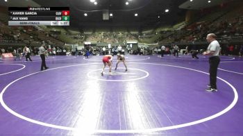 108 lbs Semifinal - Xavier Garcia, Clovis West vs Jax Vang, Buchanan