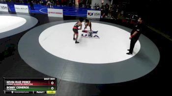 57 lbs Quarterfinal - Bobby Cisneros, California vs Kevin Ruiz Perez, Chabot Gladiator Wrestling