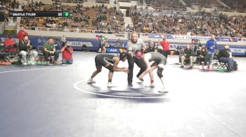128-D1 Quarterfinal - Braylin Hermes, Campo Verde High School vs DeAyla Tyler, Sunnyslope High School