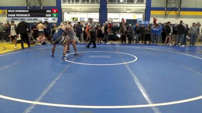 215 lbs Consy 7 - Nico Dominick, Greater Latrobe vs Dane Petrarco, Norwin