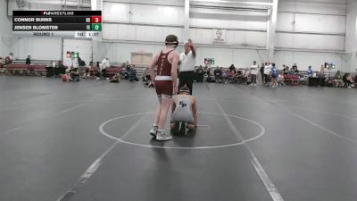 120 lbs Round 1 - Jensen Blomster, FSK Eagles vs Connor Burns, Black Sheep