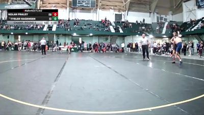 125 lbs Champ. Round 2 - Tyeler Hagensen, Kent State vs Nolan Fraley, Findlay