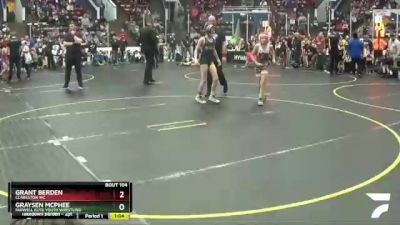 81 lbs Cons. Round 5 - Grant Berden, Clarkston WC vs Graysen McPhee, Farwell Elite Youth Wrestling