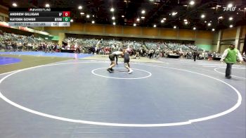 132 lbs Consi Of 32 #2 - Andrew Gilligan, Dos Pueblos vs Kayden Gower, Mountain View ID