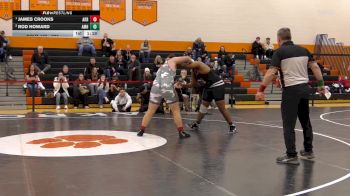 285 lbs 1st Place Match - James Crooks, Akron vs Rod Howard, Amherst