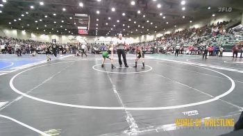 75 lbs Quarterfinal - Keira Cunningham, Upper Township vs Alayna Folsom, Willits Grappling Pack