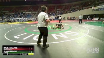 2A/1A-126 Cons. Semi - Thadius Brown, Culver vs Talen Schaffer, Illinois Valley