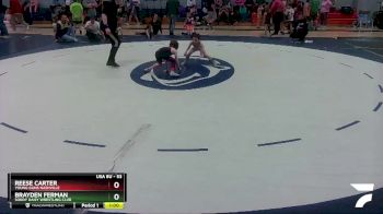 53 lbs Round 3 - Brayden Ferman, Soddy Daisy Wrestling Club vs Reese Carter, Young Guns Nashville