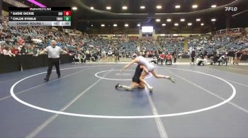 110 lbs Champ. Round 1 - Sadie Dickie, Spring Hill HS vs Chloe Steele, Emporia Hs