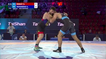 92 kg Round Of 16 - Georgii Rubaev, Moldova vs Amarhajy Mahamedau, Belarus