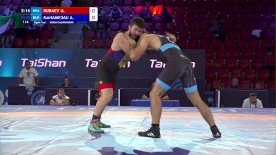 92 kg Round Of 16 - Georgii Rubaev, Moldova vs Amarhajy Mahamedau, Belarus