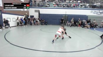 53 lbs Champ. Round 1 - Kyler Carr, Raft River Wrestling vs Weston Craver, Fighting Squirrels Wrestling Club