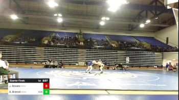 184 lbs Quarterfinal - Jaxon Bowes, South Dakota State vs Aidan Brenot, North Dakota State