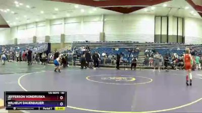 82 lbs 5th Place Match - Jefferson Vondruska, OH vs Wilhelm Dauenhauer, OH