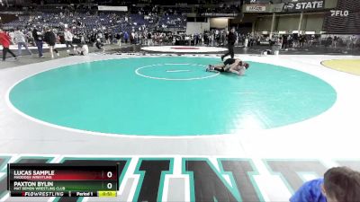 92 lbs Semifinal - Paxton Bylin, Mat Demon Wrestling Club vs Lucas Sample, Maddogs Wrestling