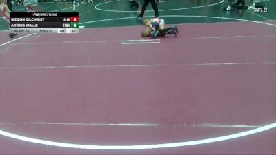 50 lbs Round 2 (4 Team) - Gideon Gilchrist, Alabama Hammers vs Adonis Walle, The Swarm