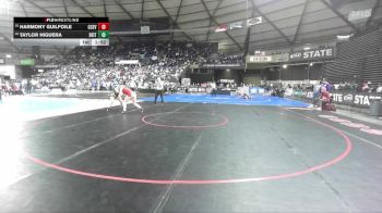Girls 4A 140 lbs Champ. Round 1 - Harmony Guilfoile, Cascade (Everett) (Girls) vs Taylor Higuera, South Kitsap (Girls)