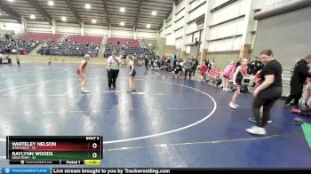 102 lbs Round 1 (6 Team) - Whiteley Nelson, Utah Gold vs Raylynn Woods, Gold Rush