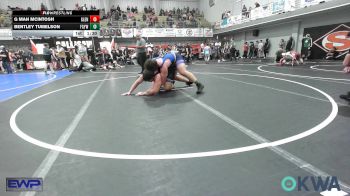 140 lbs Quarterfinal - G Man MCINTOSH, Glenpool Warriors vs Bentley Tumelson, Fort Gibson Youth Wrestling