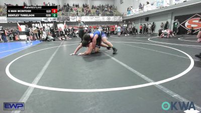 140 lbs Quarterfinal - G Man MCINTOSH, Glenpool Warriors vs Bentley Tumelson, Fort Gibson Youth Wrestling