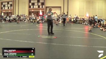 52 lbs Quarterfinals (8 Team) - Will Whitney, Mat Assassins vs Isaac Simonds, Armory Athletics