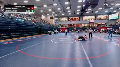 285 lbs Champ. Round 1 - Isaiah Rivera, Conroe Caney Creek vs Lenny Hauser, Klein Collins