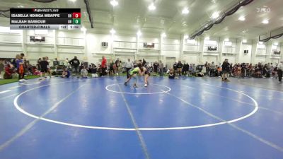 125.6-135.8 lbs Quarterfinal - Isabella Ndinga Mbappe, OH vs Maleah Barbour, OH