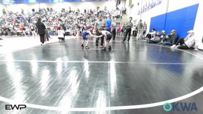 60 lbs Quarterfinal - Jimmy Allen, Owasso vs Gray Henry, Vinita Kids Wrestling