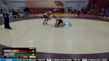 133 lbs Quarterfinal - Anthony Welch, Graceland University vs Evan Husko, Cornell College