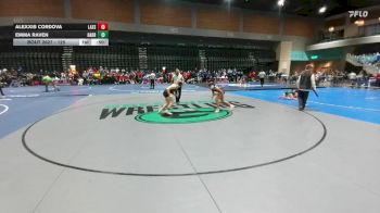 125 lbs Cons. Round 4 - Emma Raven, Harrisburg vs Alexxis Cordova, Lassen