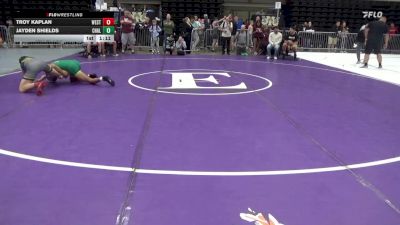 136 lbs 5th Place - Troy Kaplan, West Chester vs Jayden Shields, Chalfont